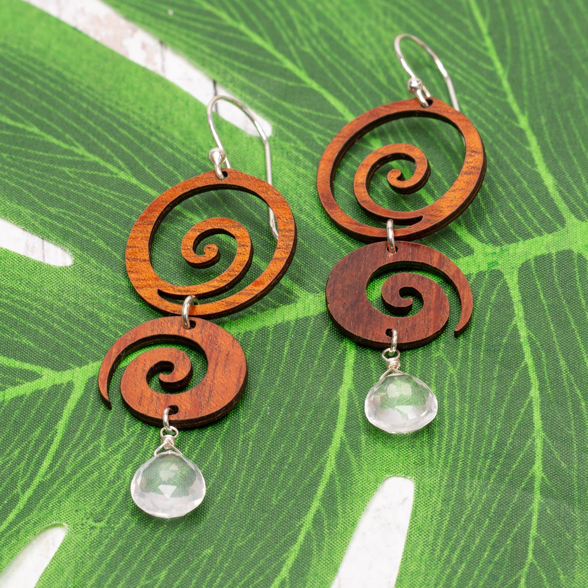 Wave Koa Link - 1 pc. (P865)-The Bead Gallery Honolulu