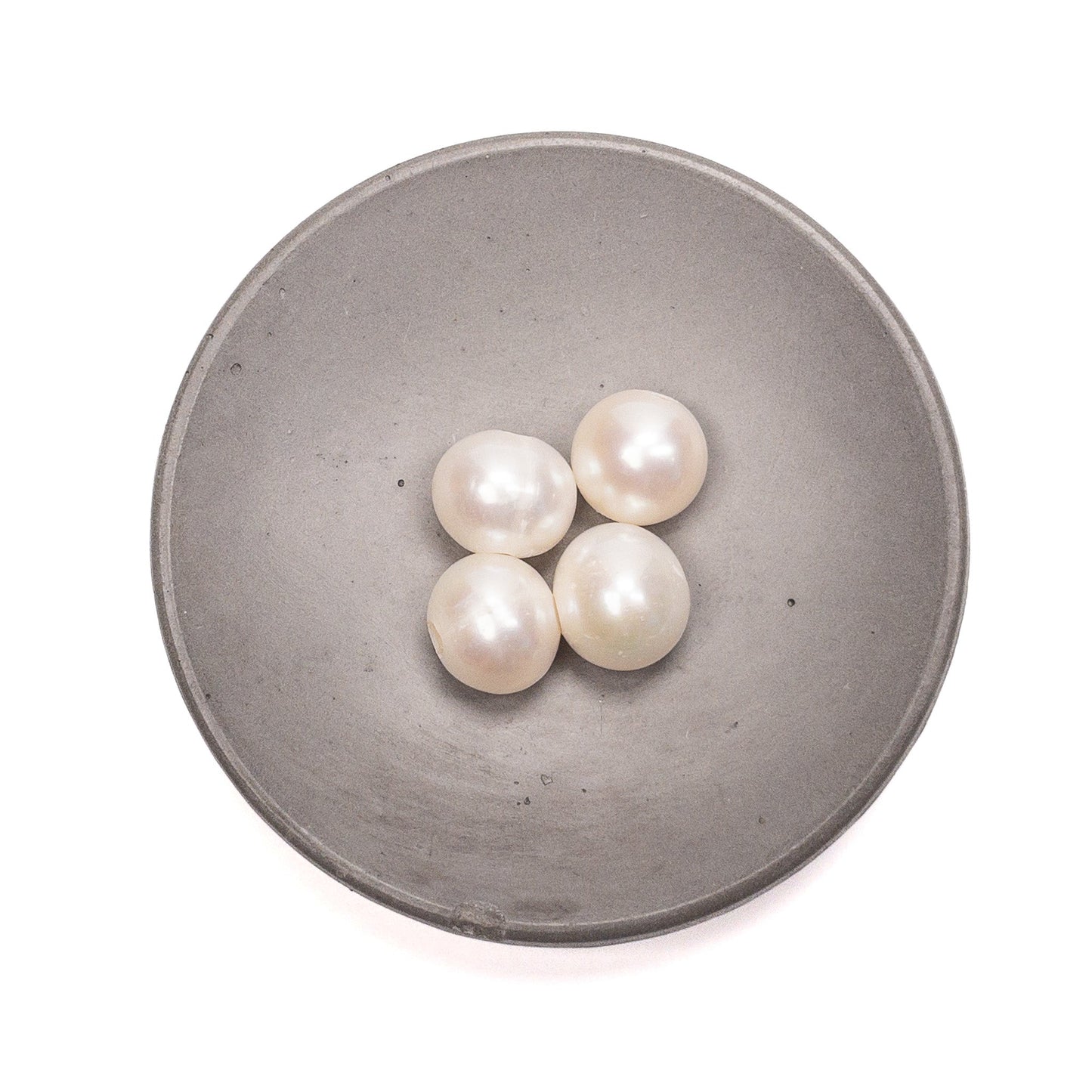 White 11mm Potato Freshwater Pearl Large Hole Bead - 1 pc.