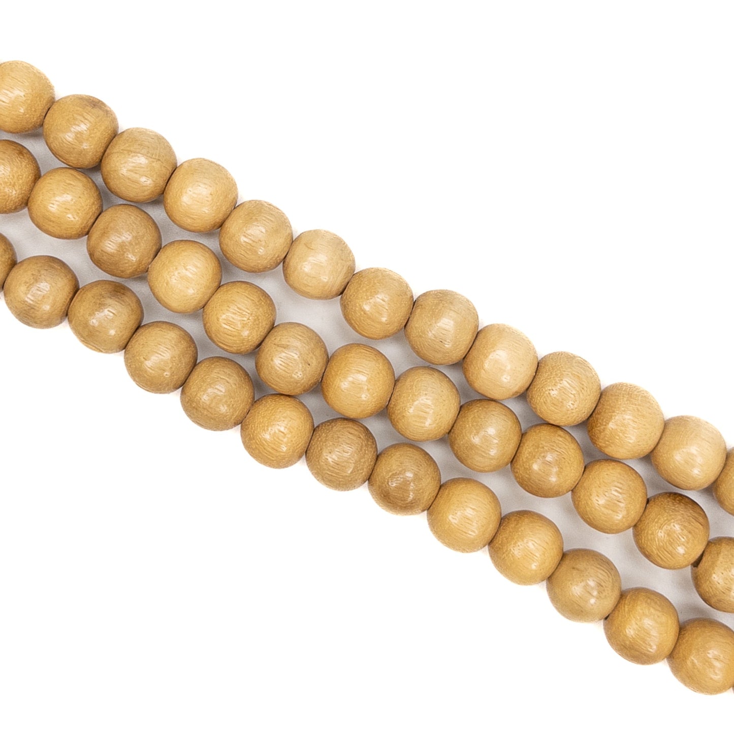 Wood 11mm Round Bead - 8.5" Strand-The Bead Gallery Honolulu