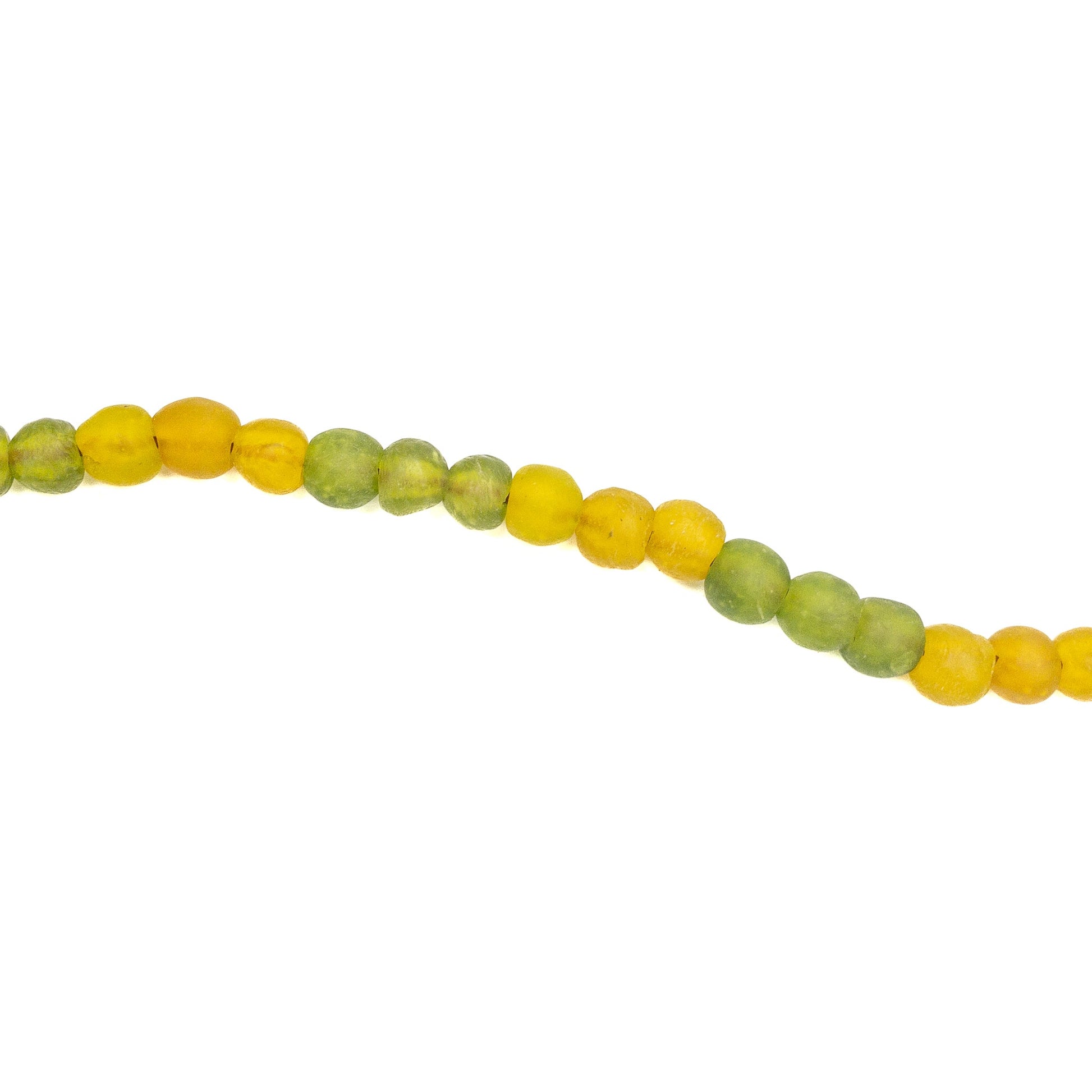 Pineapple Party Rustic African Recycled Glass Bead Mix - 18 pcs.