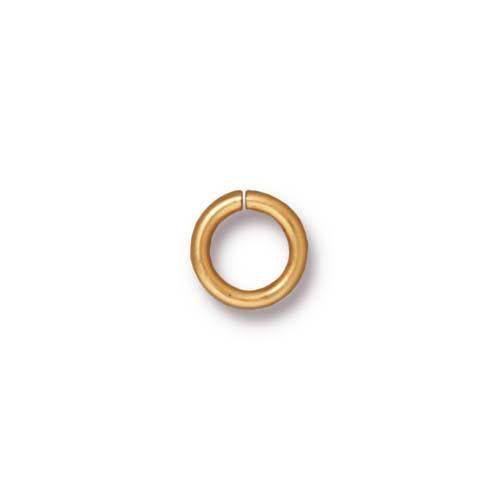 8mm, 16 gauge Plated Open Jump Ring (4 Colors Available) - 20 pcs.