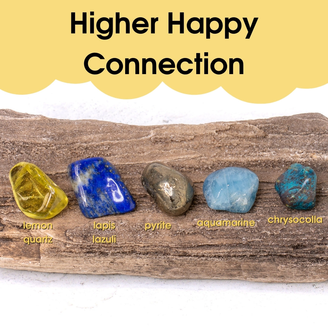 Tumbled Gem Set: Higher Happy Connection