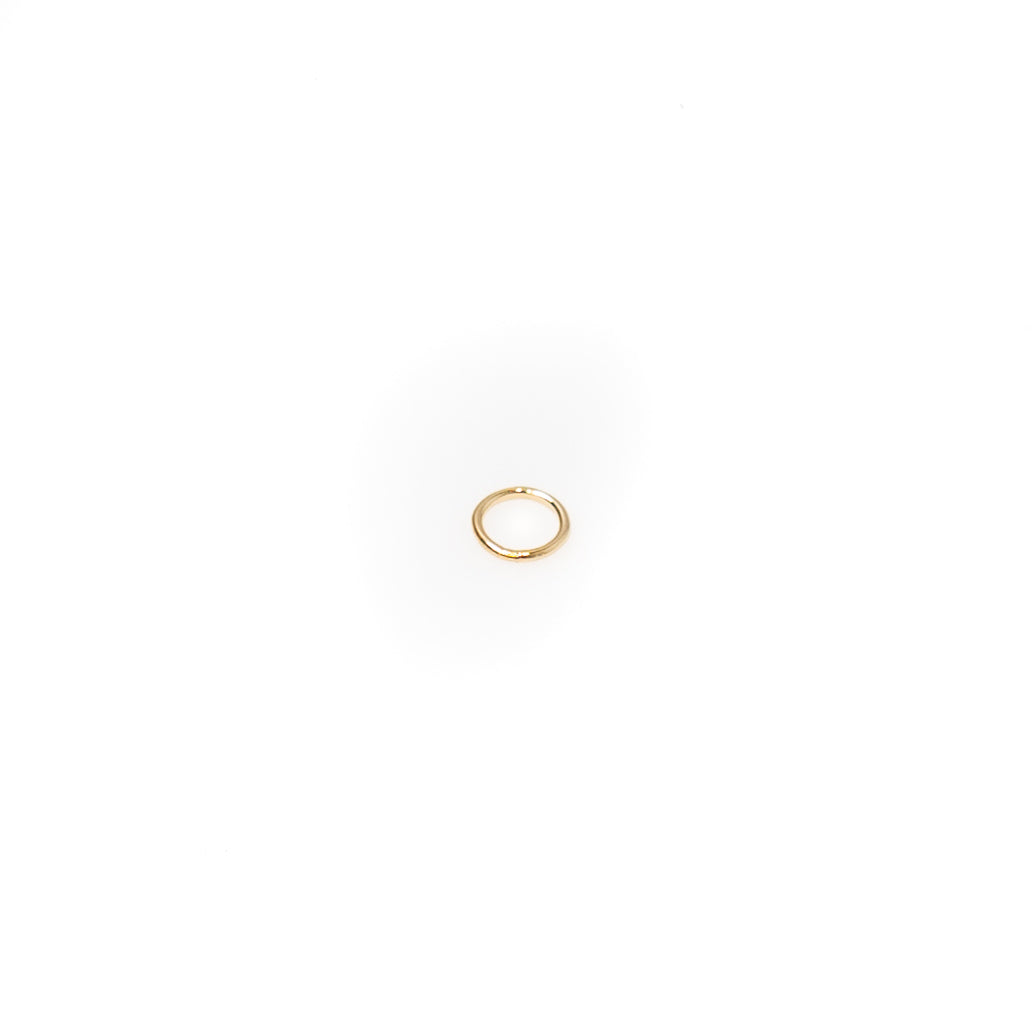4mm Soldered (Closed) Jump Ring (2 Metal Options Available) - 10 pcs.