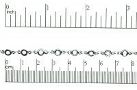 4.5mm Flat Round "O" Link Chain - Silver Plated - CB3