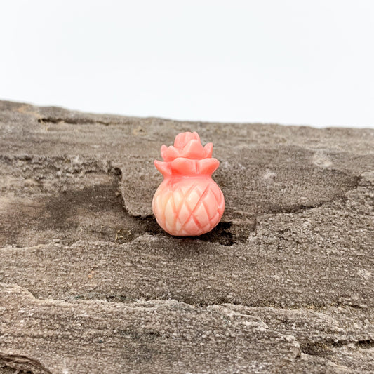 Reconstituted Shell Pineapple Bead (2 Colors and 2 Sizes Available) - 1 pc.