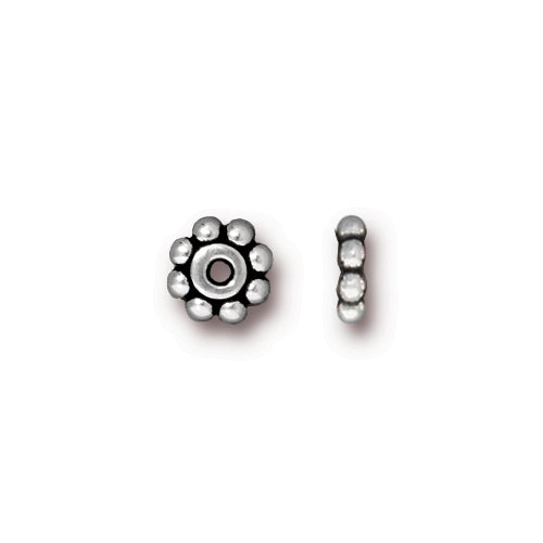 6mm Daisy Spacer Bead (4 Colors Available) - 10 pcs.