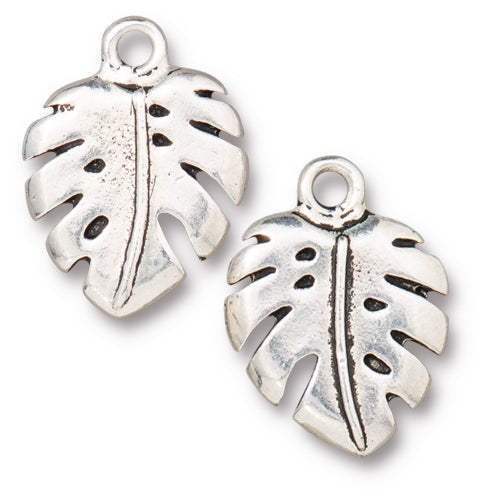 Monstera Leaf Charm (4 Colors Available) - 1 pc.