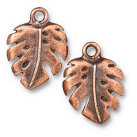 Monstera Leaf Charm (4 Colors Available) - 1 pc.