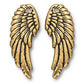 Large Angel Wing Charm (2 Colors Available) - 1 pc.