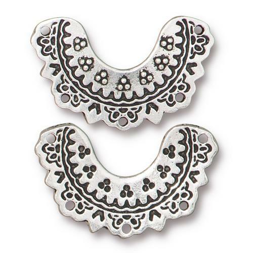 Marrakesh 5-Hole Curved Link (2 Colors Available) - 2 pcs.