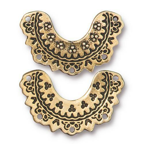 Marrakesh 5-Hole Curved Link (2 Colors Available) - 2 pcs.