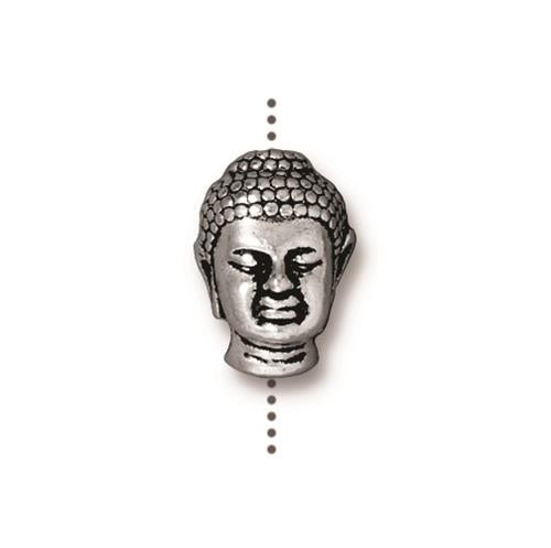 Buddha (Large Hole) Head Bead (4 Colors Available) - 1 pc.