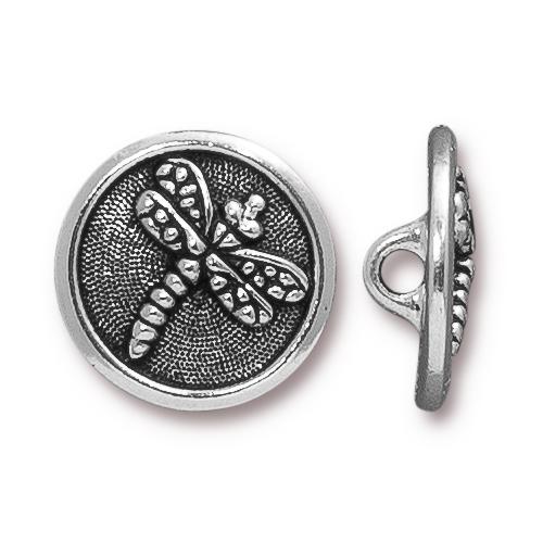 Dragonfly Button (3 Colors Available) - 1 pc.