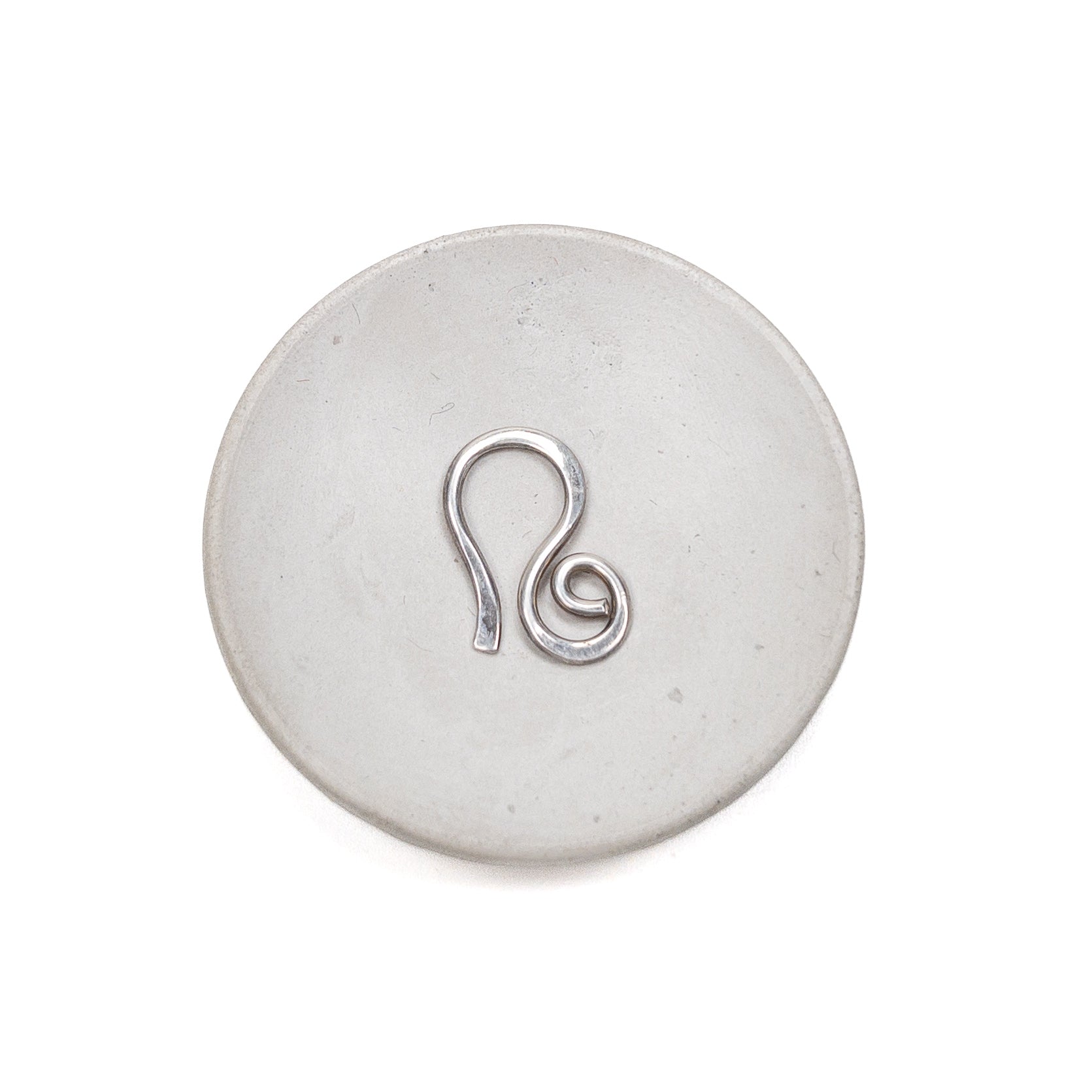 Jason's Custom Swirl Hook Clasp Sterling Silver - 1 pc.