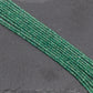 Emerald 2mm Faceted Rondelle Bead - 8" Strand