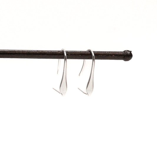 Pendulum Fishhook Earwire (Sterling Silver) - 1 pair