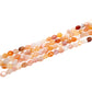 Orange Botswana Agate 8mm Tumbled Nugget Bead - 7.5" Strand