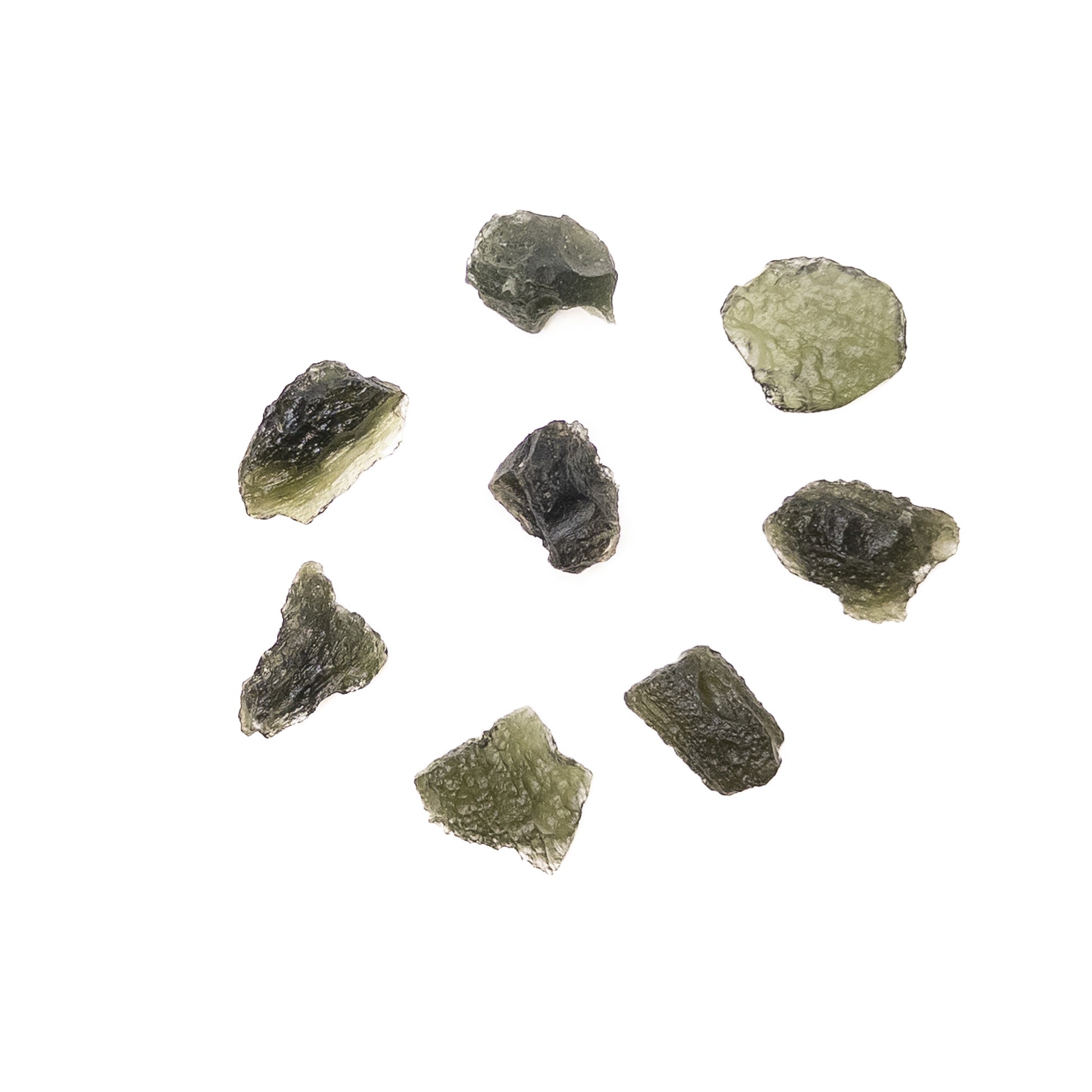 Moldavite Medium Rough Chip Specimen - 1 pc.-The Bead Gallery Honolulu