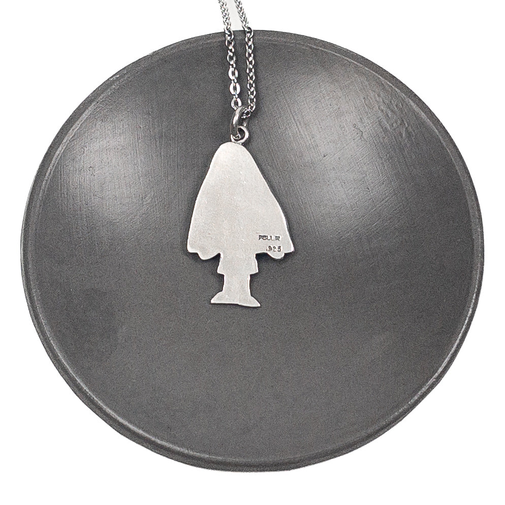 PREORDER SPECIAL! Mama Shark Necklace (Sterling Silver with Freshwater Pearl)