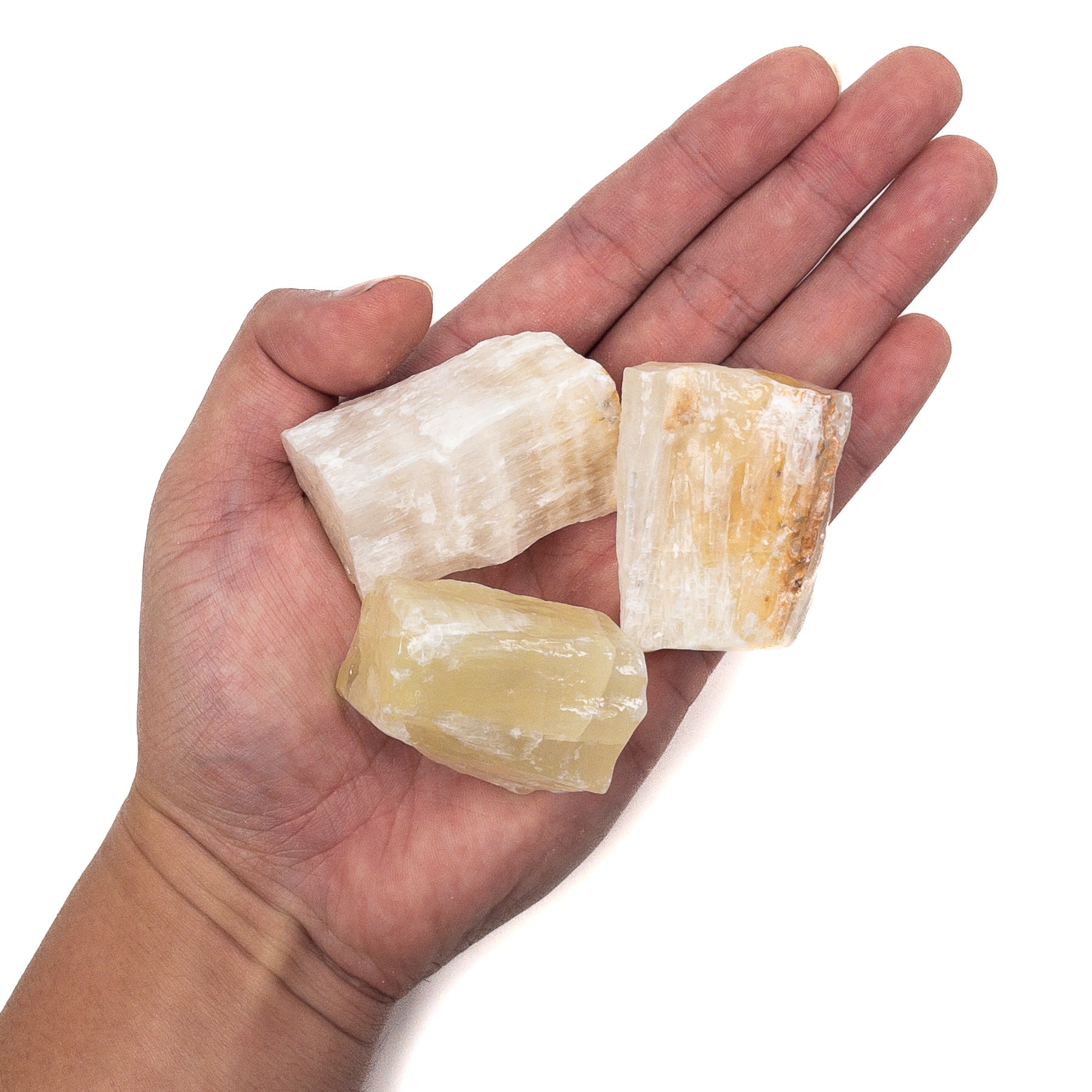 Pick Your Own Pineapple (Yellow) Calcite Chunky Rough Specimen - 1 pc.