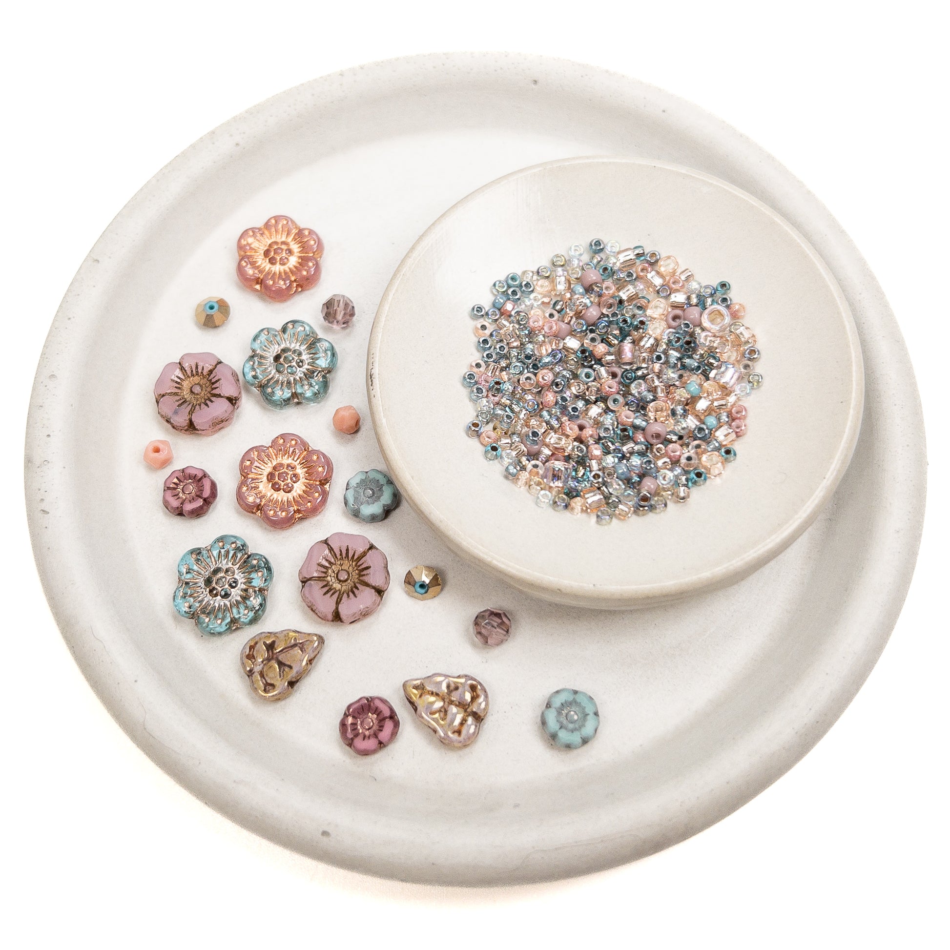 Bag of Blossoms Glass Bead Mix (6 Options Available)