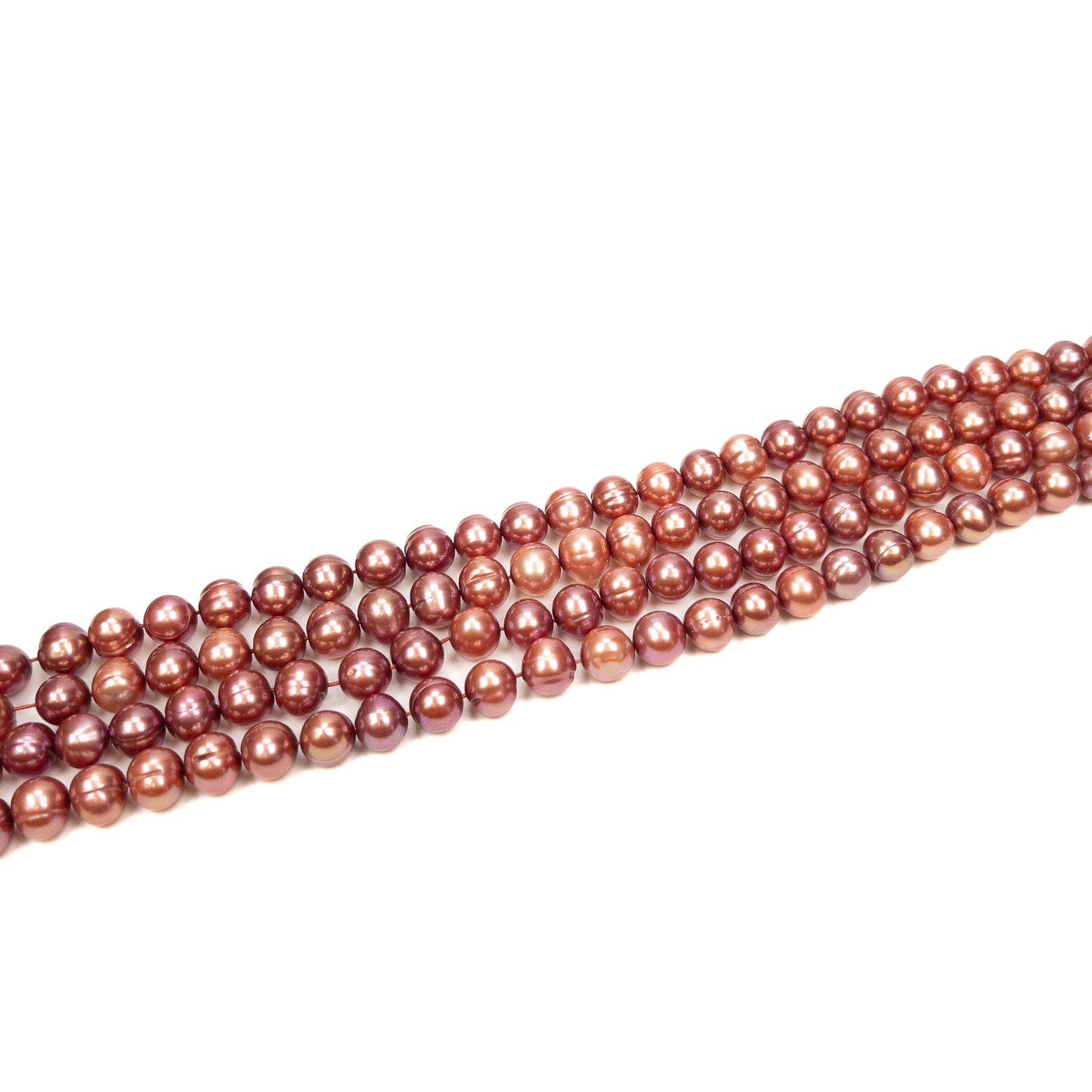 Berry Gold 9mm Potato Freshwater Pearl (Available in 2 Quantities)