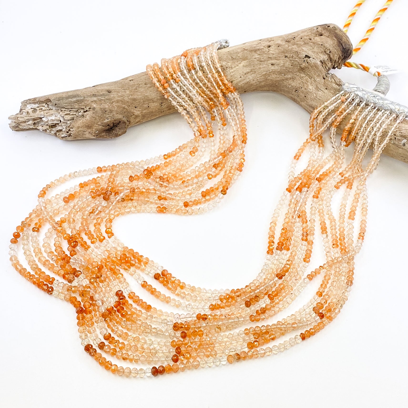 Oregon Sunstone 11- Strand Amazing Necklace