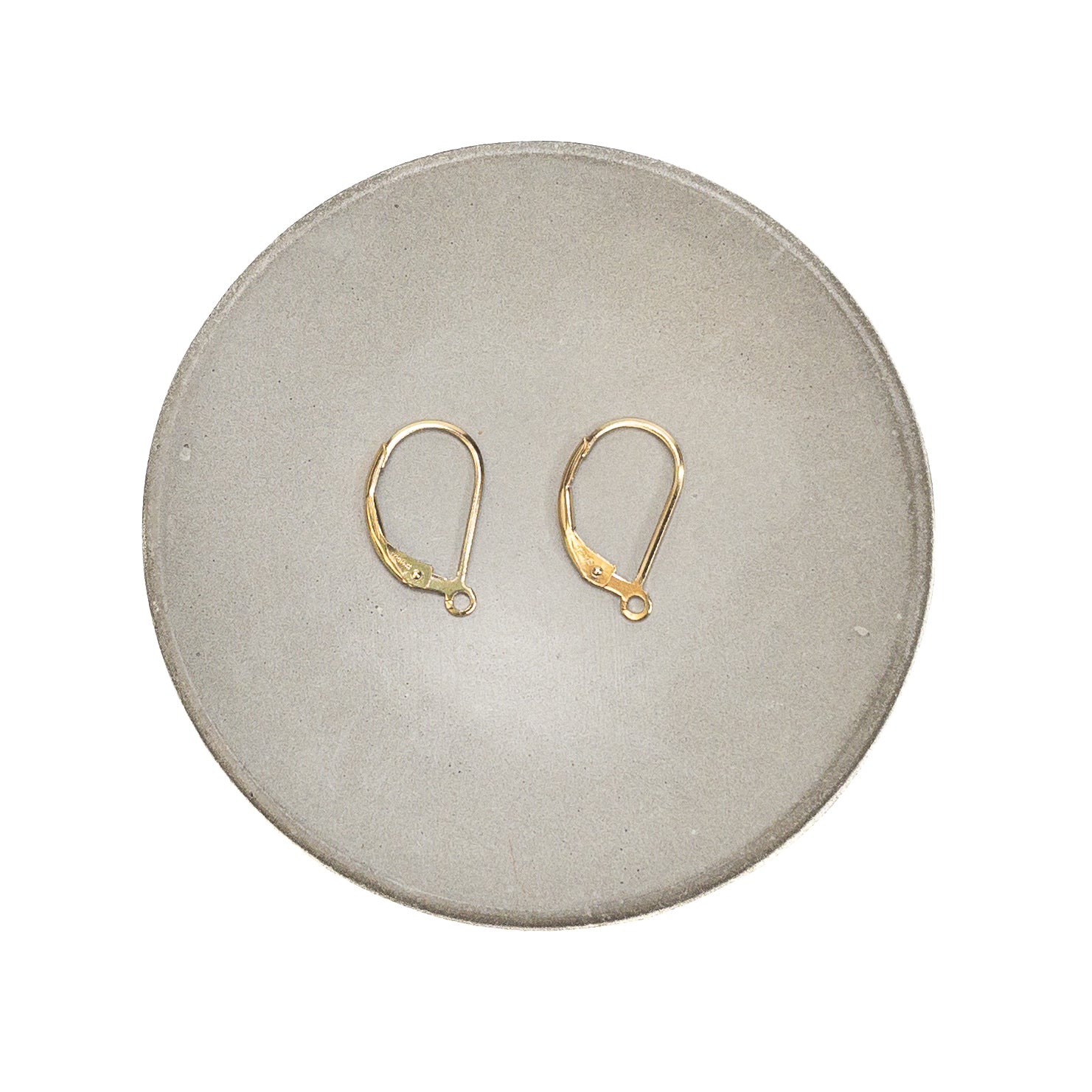 Simple Leverback Earwire (3 Metal Options Available) - 1 pair