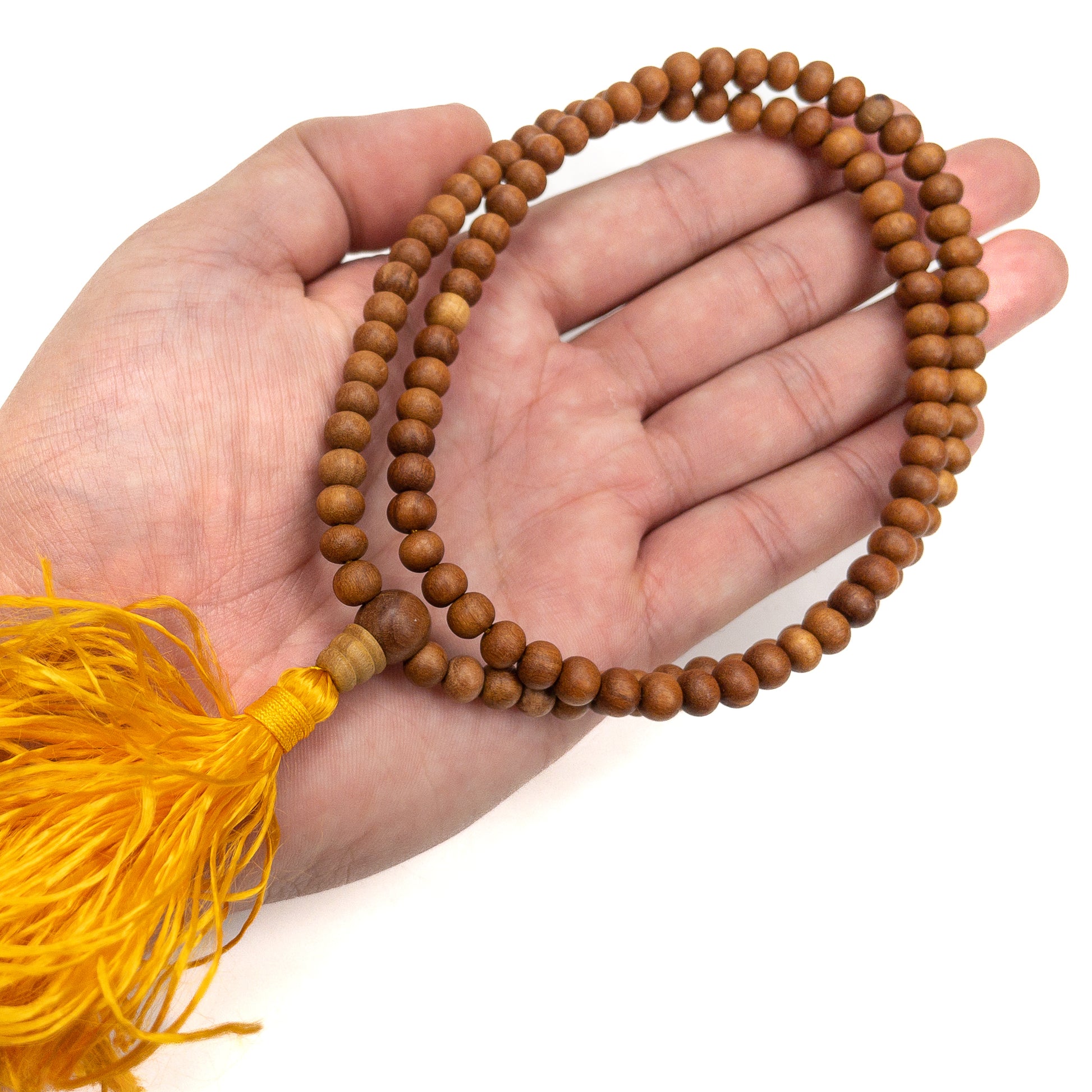 Sandalwood 6mm Round Bead (2 Quantities Available)