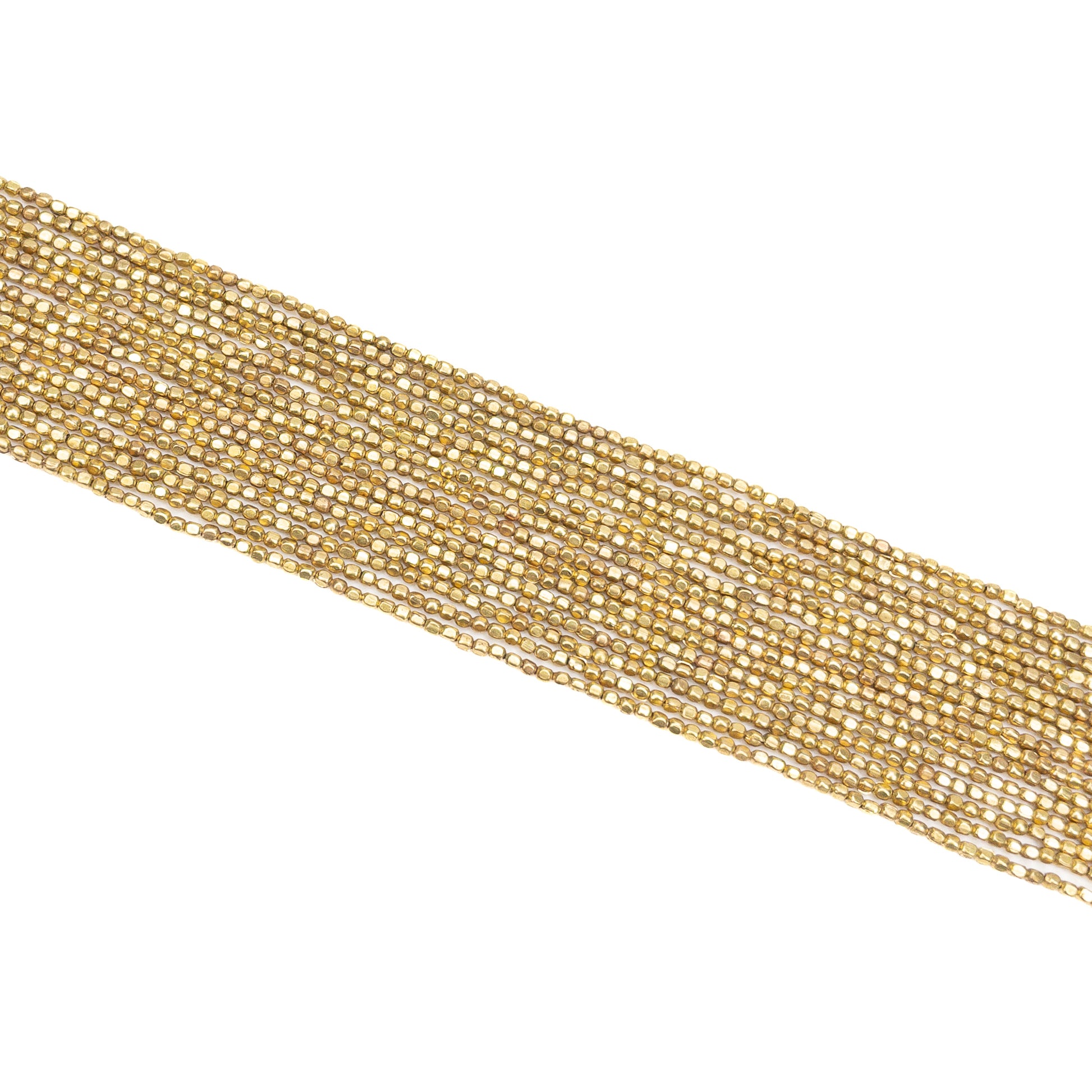 2mm Soft Cube Bead (4 Colors Available) - 24" Strand