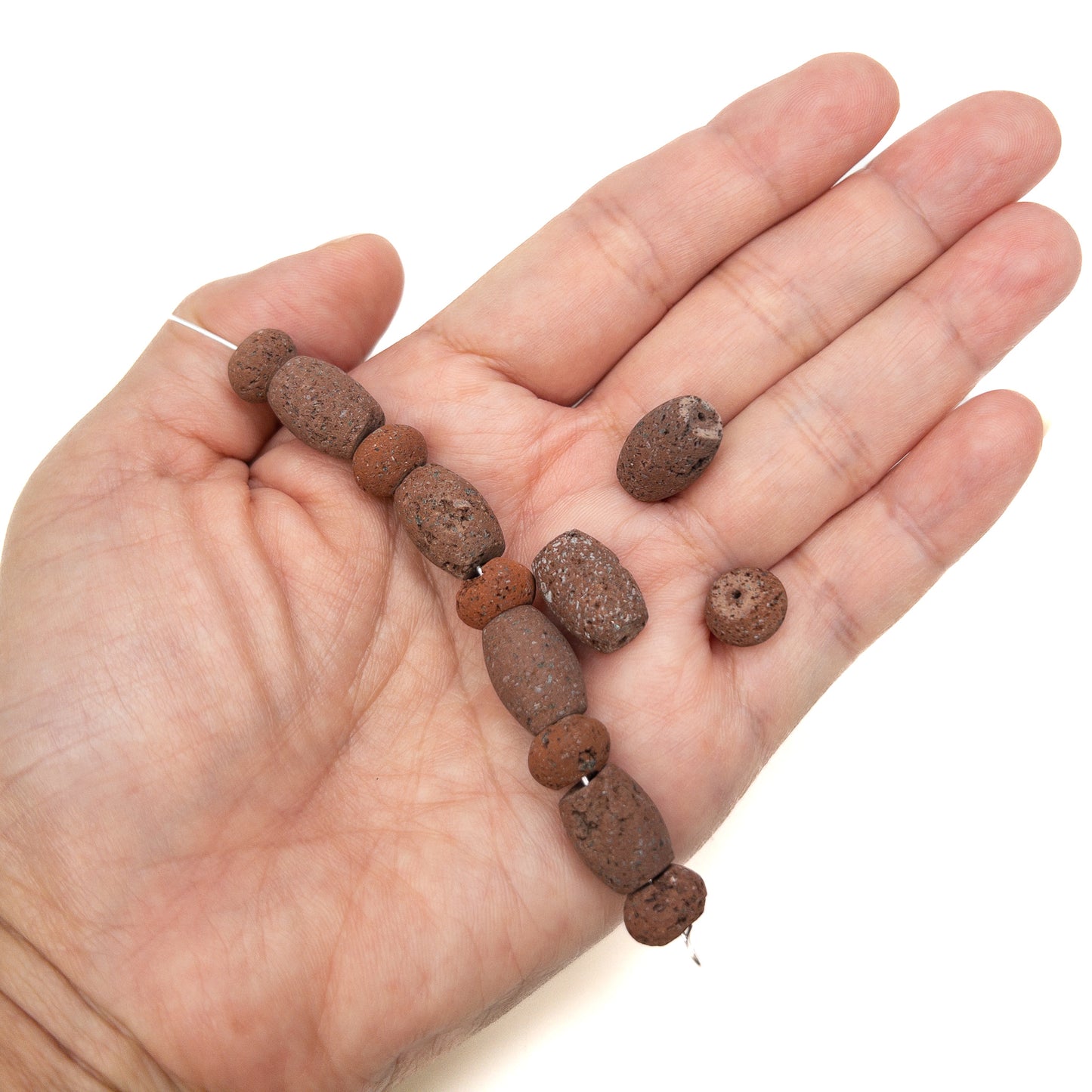 Brown Lava Aromatherapy Bead Mix - 25 pcs.