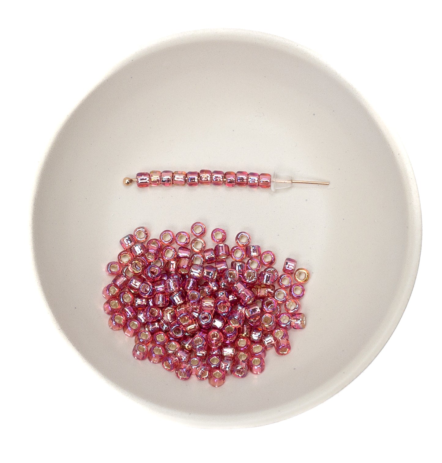 Strawberry Bubble Seed Bead - Matsuno 8/0