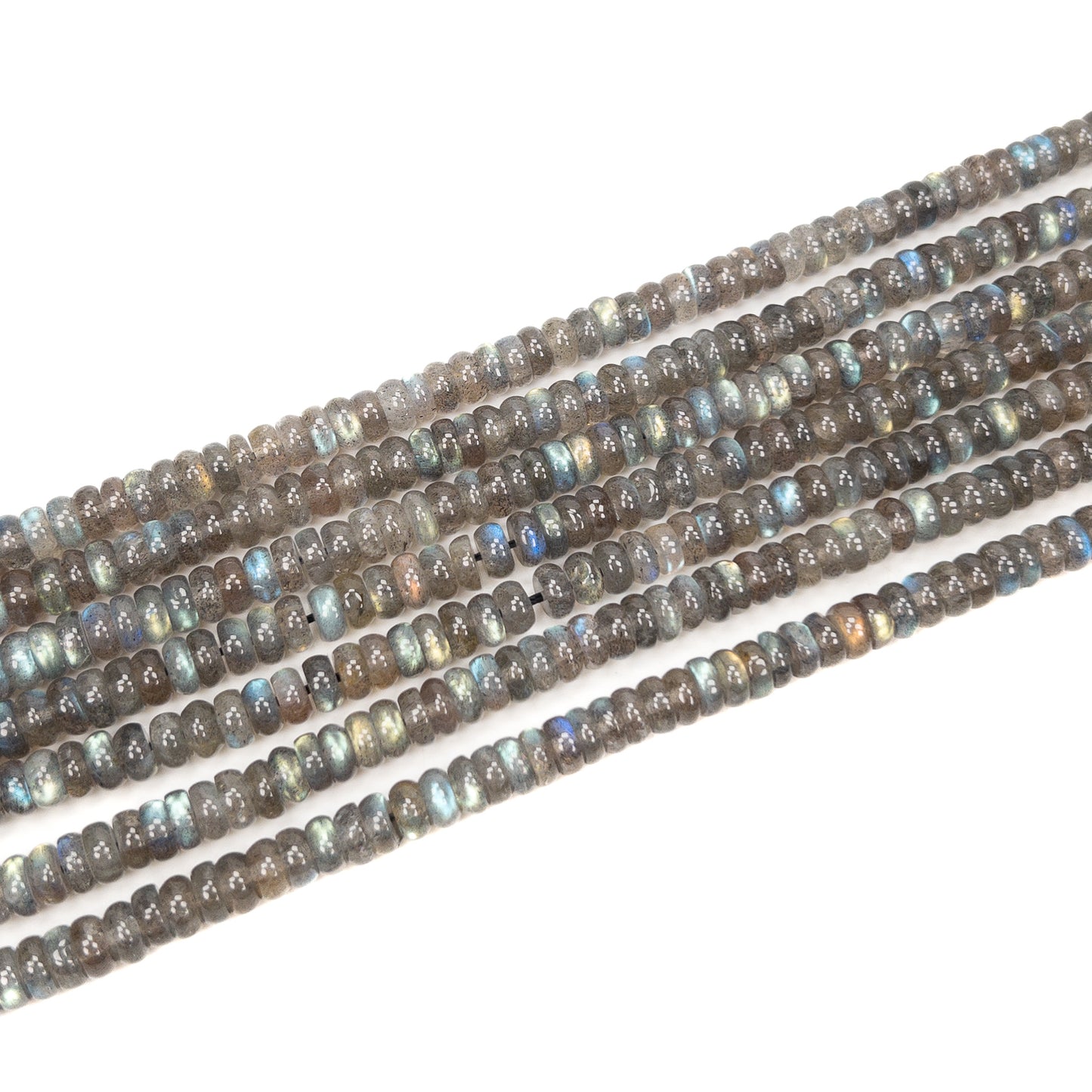 Labradorite 7mm Smooth Slice Bead (2 Quantities Available)