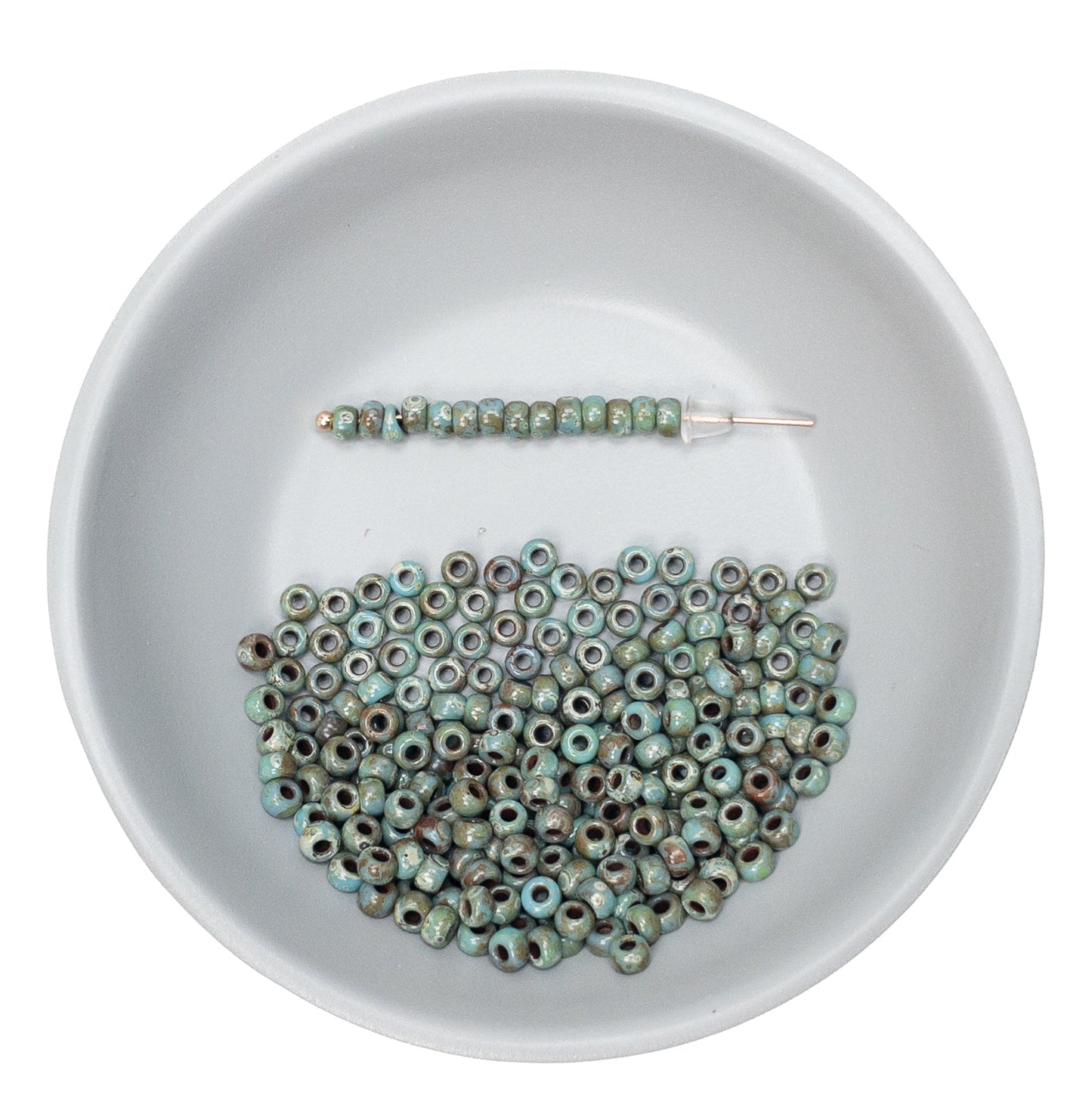 Faux Turquoise Seed Bead - Miyuki 8/0