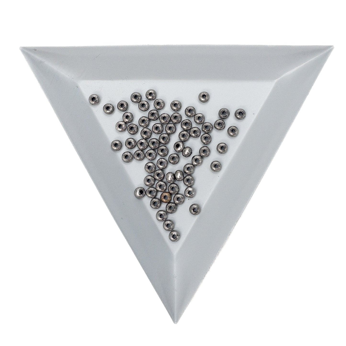 Silver Oxide Seed Bead - 8/0 Metal