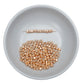 Rose Gold Plate Permanent Finish Seed Bead - Toho 8/0 3-Cut