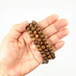 Robles Wood 8mm Round Bead - 16" Strand