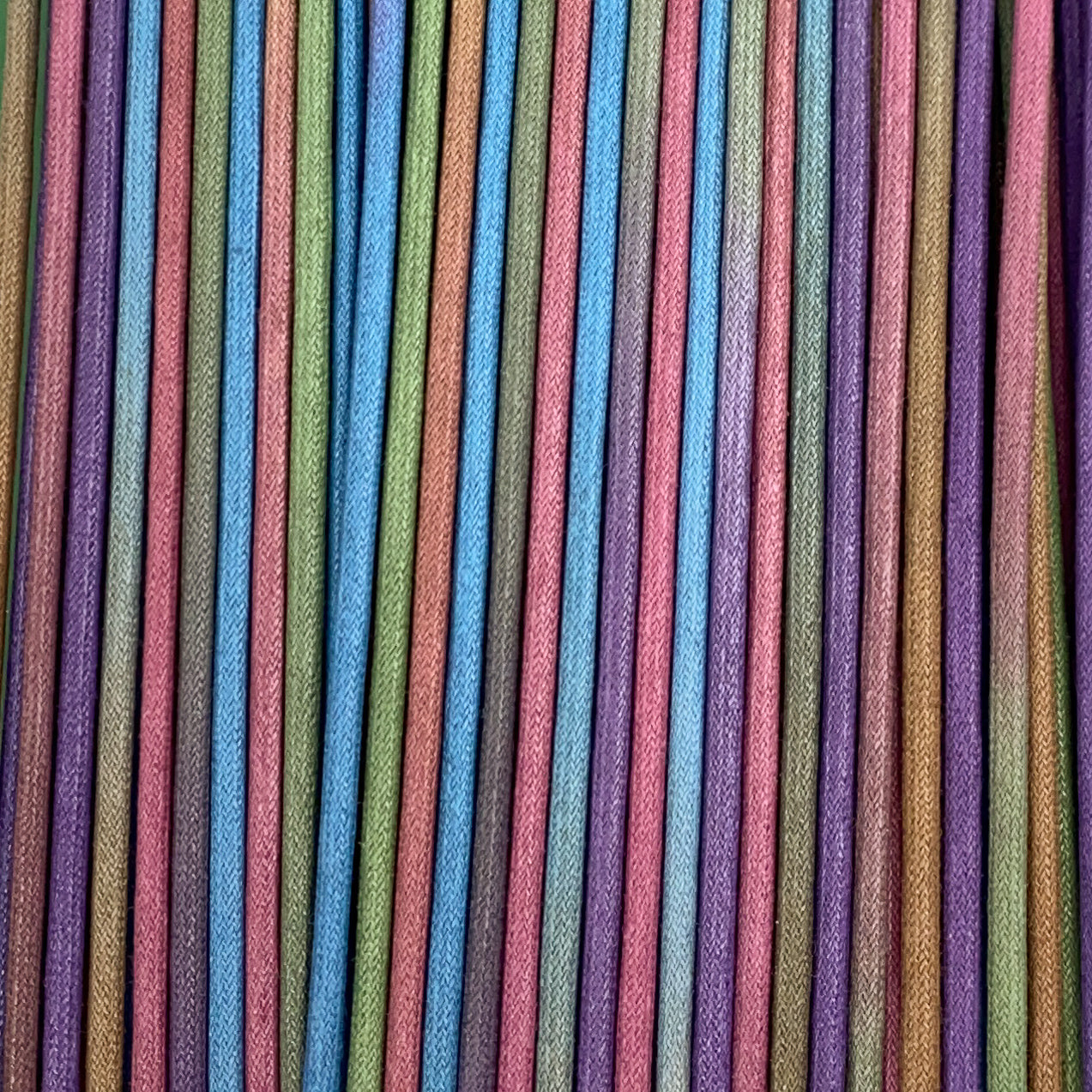 3mm Variegated Waxed Cotton - 3 yds.