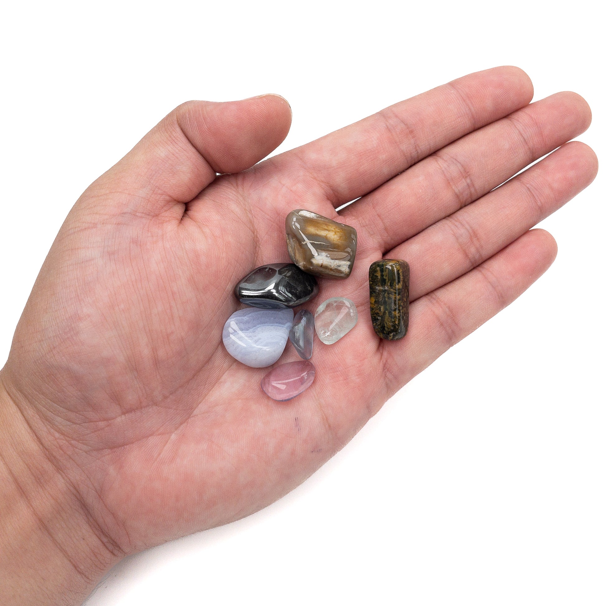 Earth Day Everyday! Tumbled Stone Mix for Grounding & Support - 7 pcs.