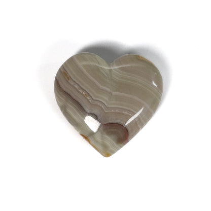 Calcite Smooth Heart Palm Stone Specimen - 1 pc.