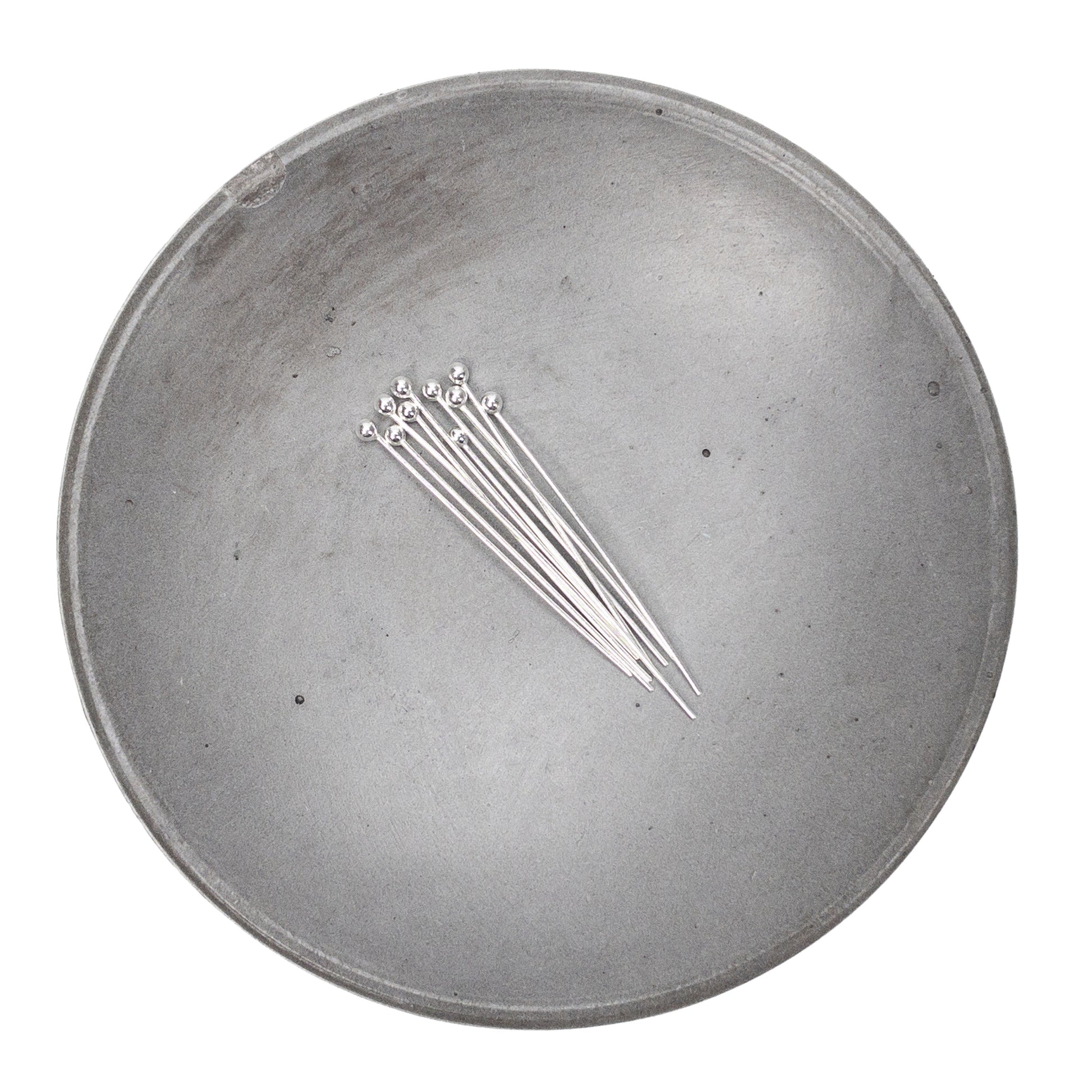 Headpin - 1.5" 26-Gauge BALL (2 Metal Options) - 10 pcs.-The Bead Gallery Honolulu