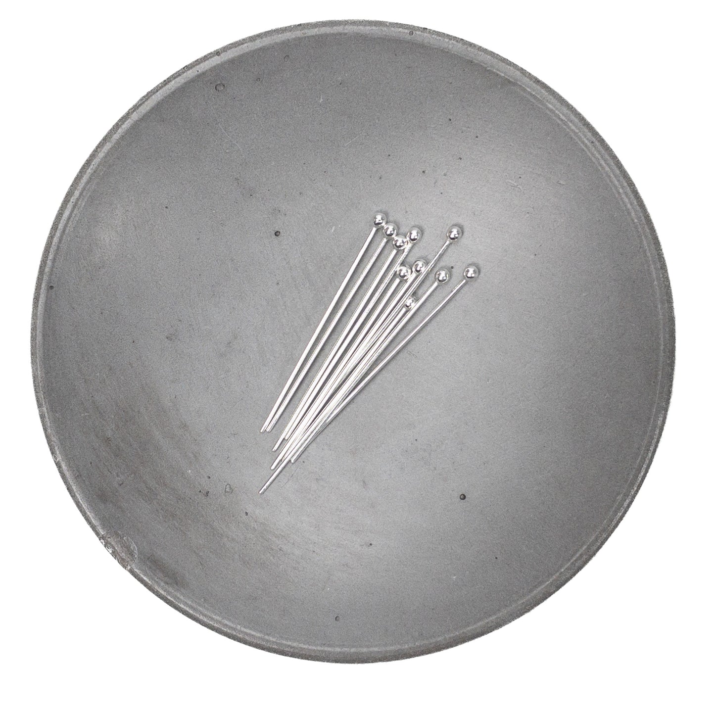 1", 24 Gauge BALL Head Pin (3 Metal Options Available) - 10 pcs.