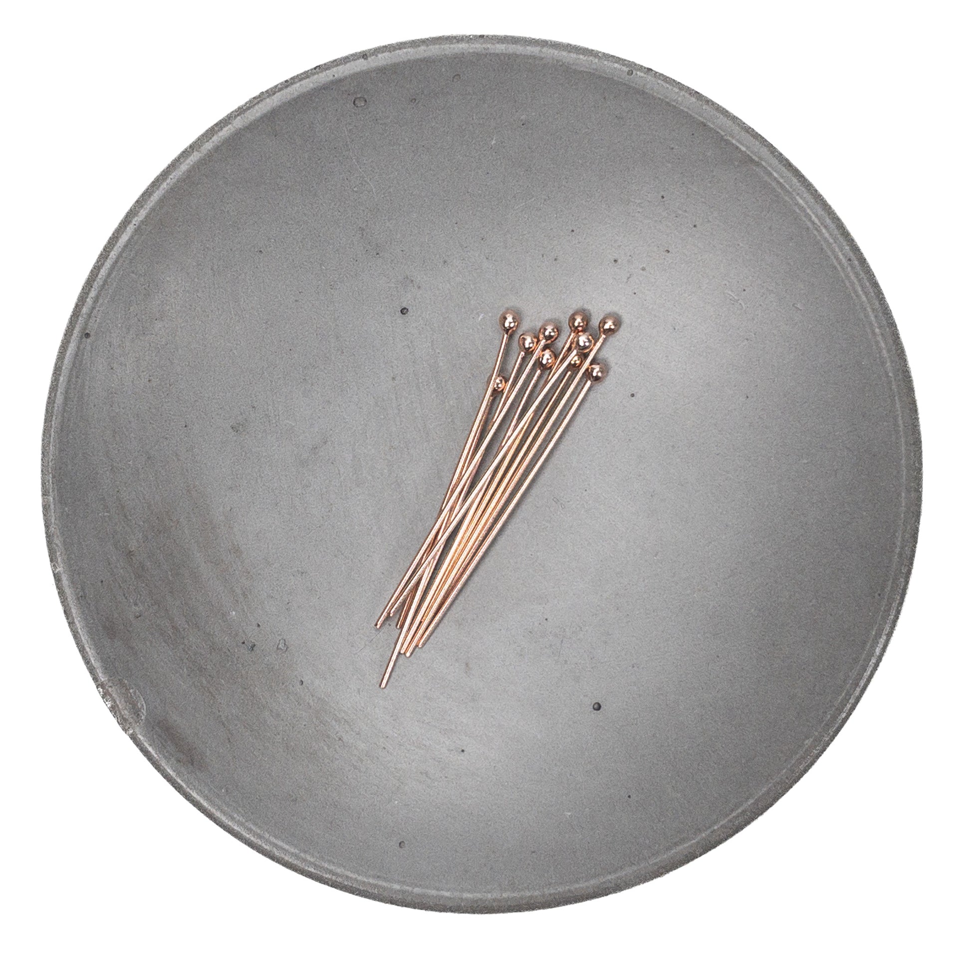 1", 24 Gauge BALL Head Pin (3 Metal Options Available) - 10 pcs.