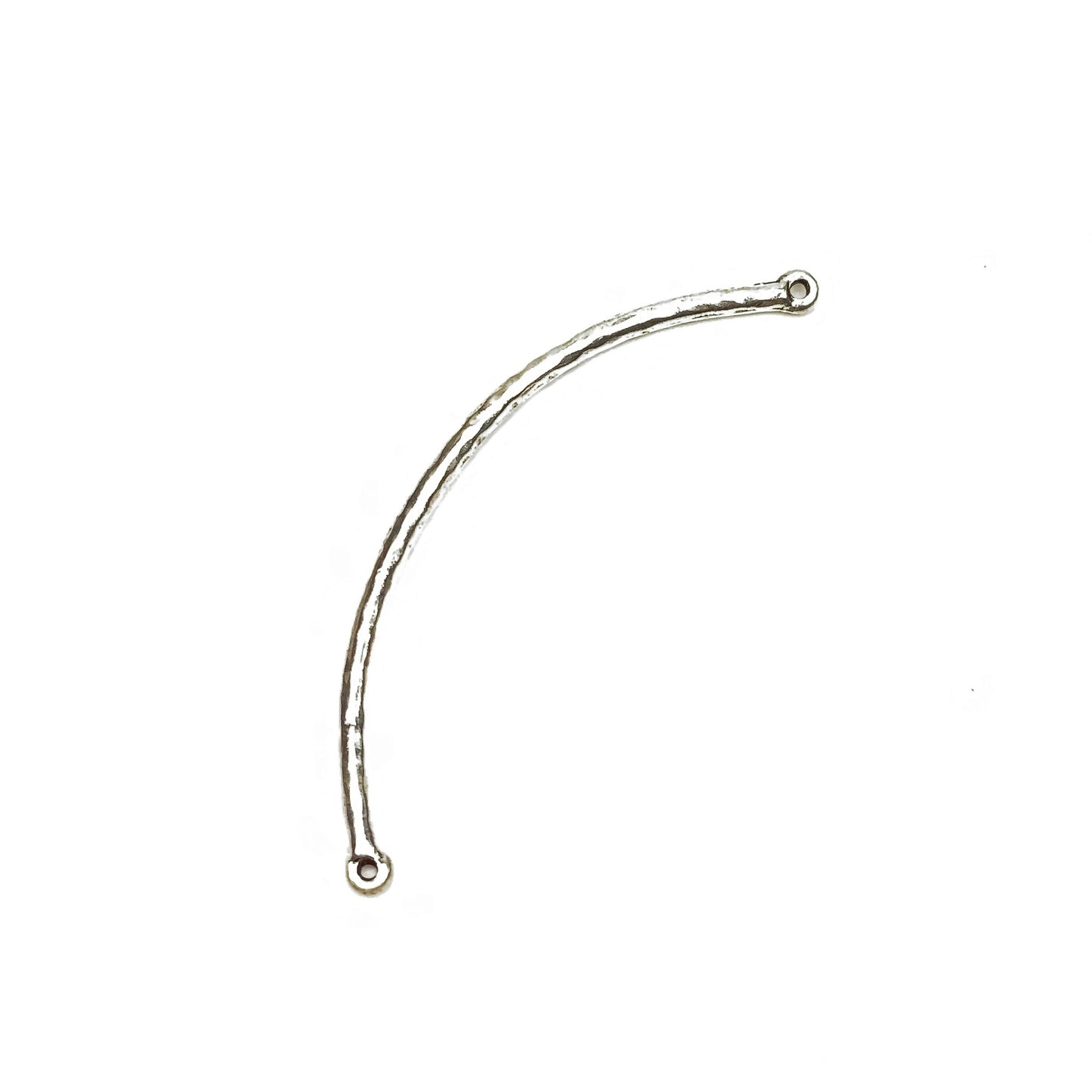 Large Textured Curved Bar Link (2 Colors Available) - 1 pc.