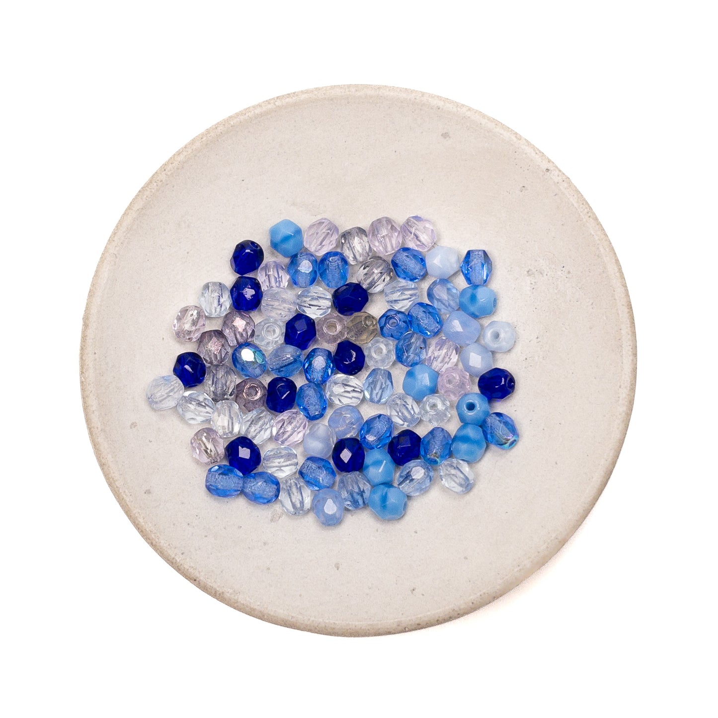 4mm Firepolish Czech Glass Beads Mix