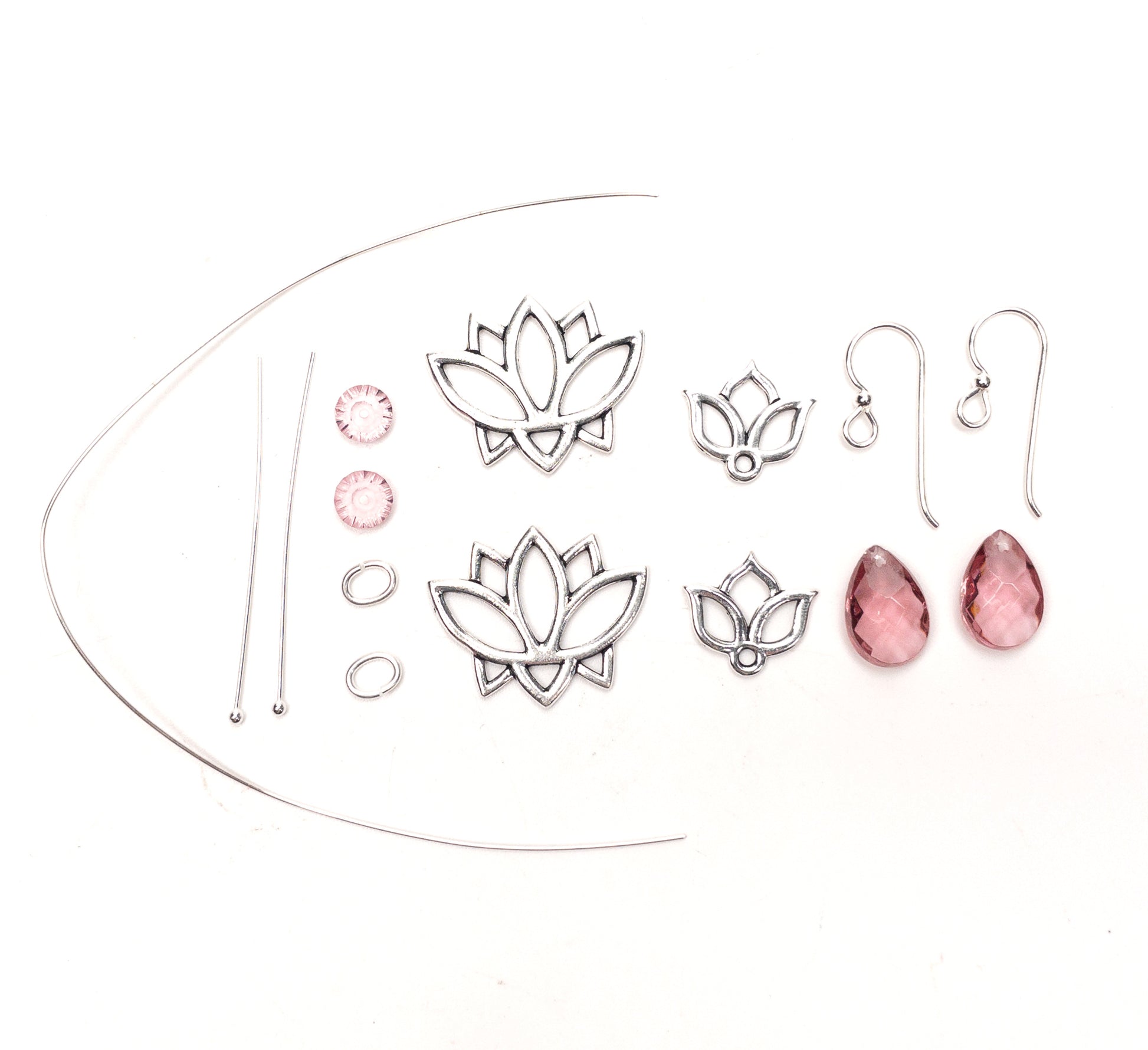 Lotus Chandelier Earring Kit (2 Colors Available)