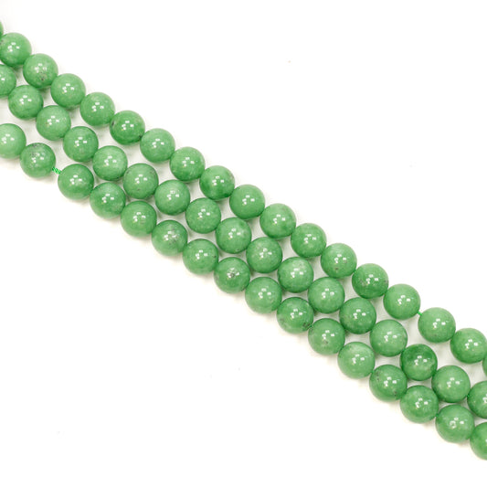 Dark Green Angelite 10mm Round Bead (2 Quantities Available)