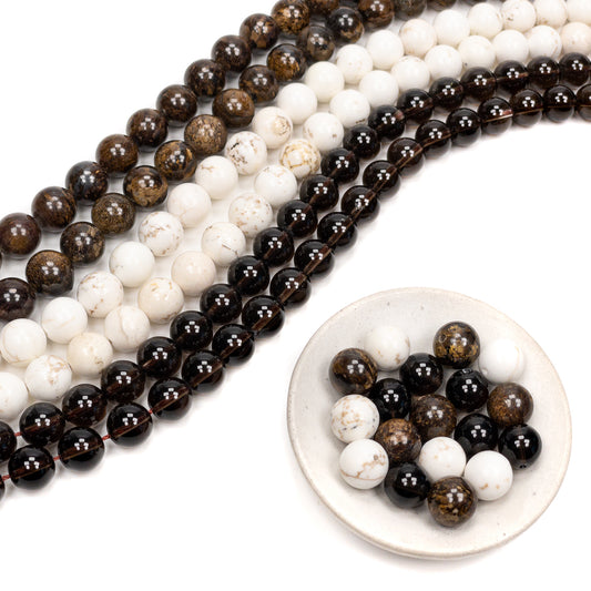 Gemstone Bead DIY Bracelet Kit – LB Beadz