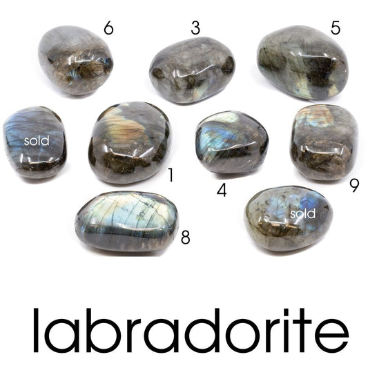 Labradorite Palm Stone