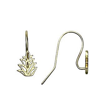 Pineapple Topper Earwires (2 Metal Options Available) - 1 pair